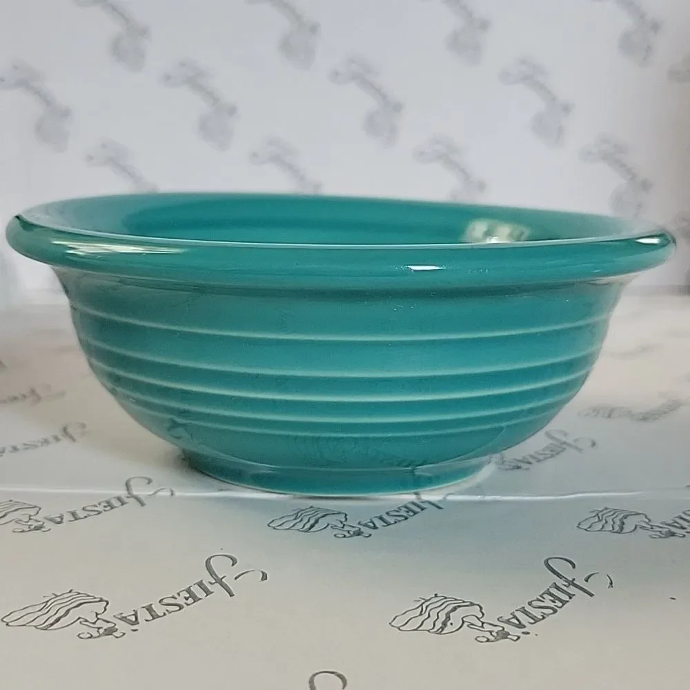 Fiestaware Fiesta Small Ceramic Bowl Dish Fruit Salsa Turquoise Container